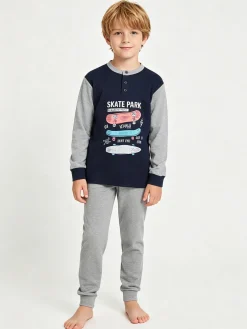 Hooky Pigiama lungo bambino in cotone