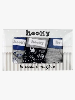 Hooky Slip bimbo con stampe e scritte confezione 3 pezzi