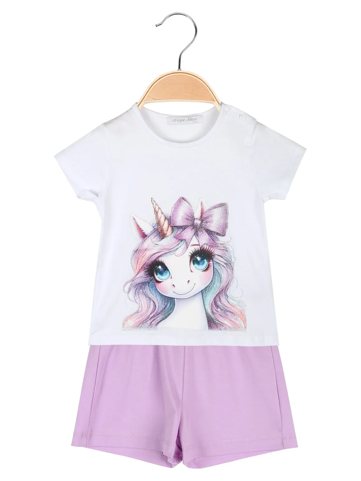 Hope Star Completo corto da neonata con t-shirt e shorts