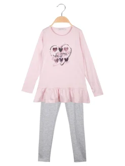 Hope Star Completo da bambina 2 pezzi con finale a volant