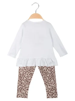 Hope Star Completo da neonata 2 pezzi con leggings maculati