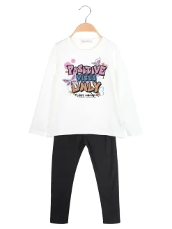 Hope Star Completo 2 pezzi da bambina con leggings pesanti