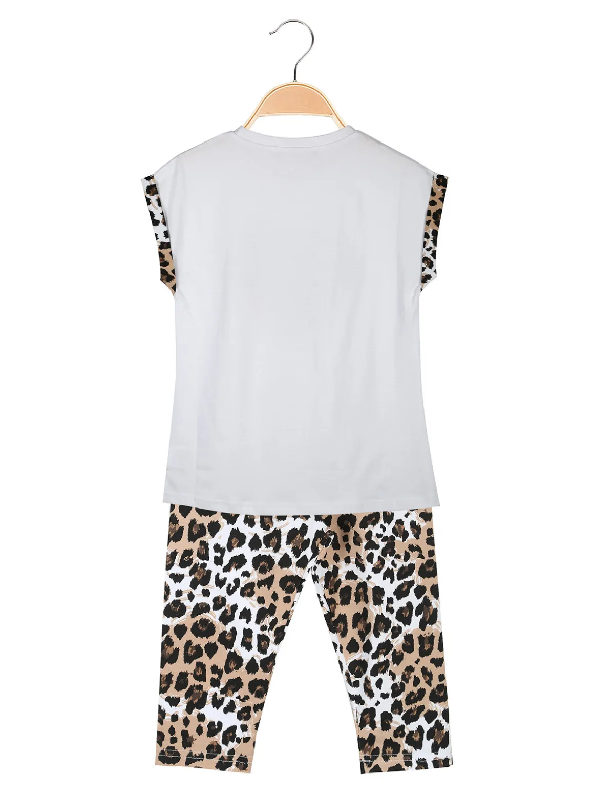 Hope Star Completo 2 pezzi da ragazza animalier con pinocchietti