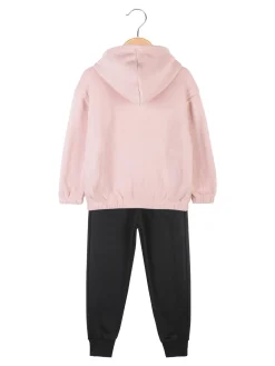 Hope Star Completo tuta da bambina 2 pezzi con felpa in pile con cappuccio e zip