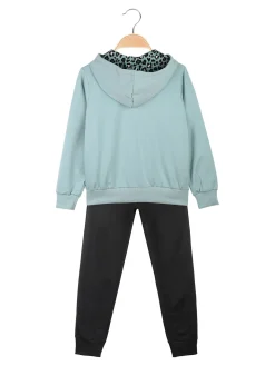 Hope Star Completo tuta da bambina 3 pezzi con cappuccio e zip