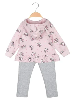 Hope Star Completo unicorno da neonata 3 pezzi con cappuccio e zip