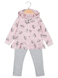 Hope Star Completo unicorno da neonata 3 pezzi con cappuccio e zip