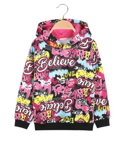 Hope Star Felpa da bambina con stampa scritte