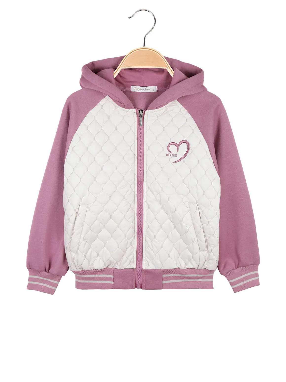 Hope Star Giacca da bambina in felpa con cappuccio