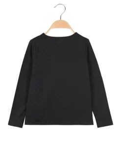Hope Star Maglietta da ragazza con strass - nero