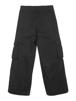Hope Star Pantaloni cargo da bambina in cotone con coulisse sul fondo