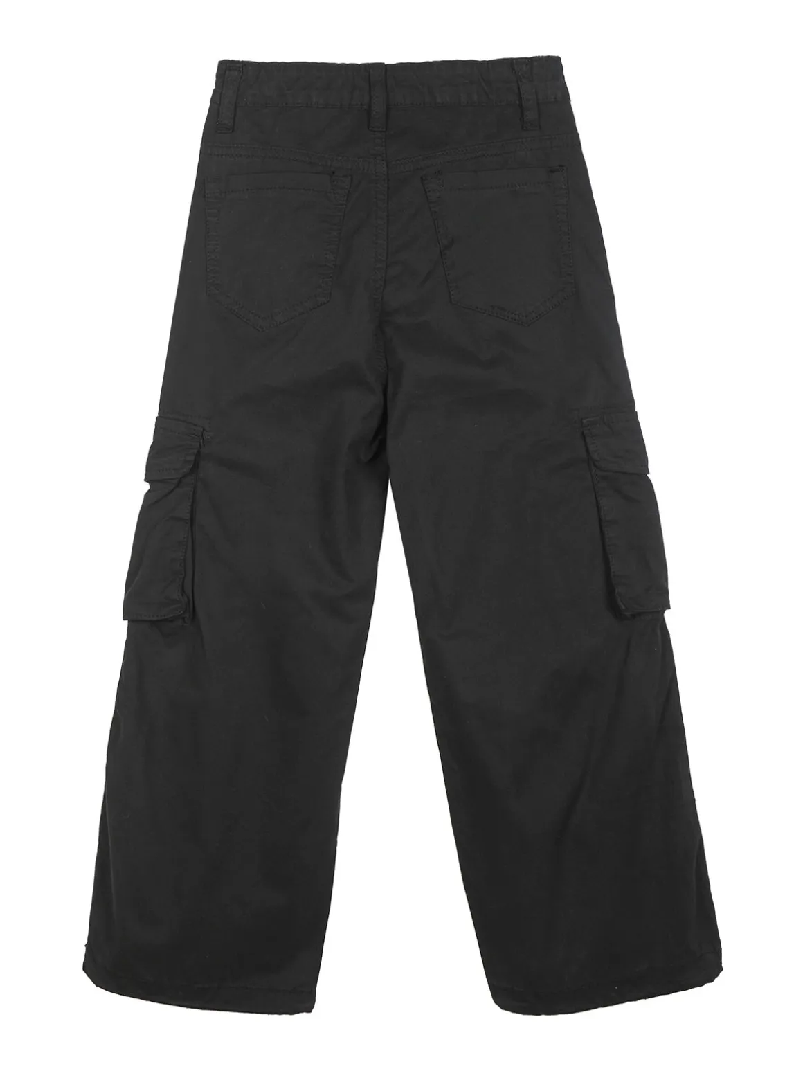 Hope Star Pantaloni cargo da bambina in cotone con coulisse sul fondo