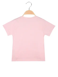 Hope Star T-shirt da bambina con girocollo di strass e dettaglio farfalla