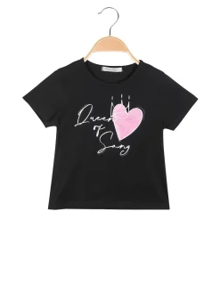 Hope Star T-shirt da bambina con stampa e strass