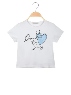Hope Star T-shirt da bambina con stampa e strass