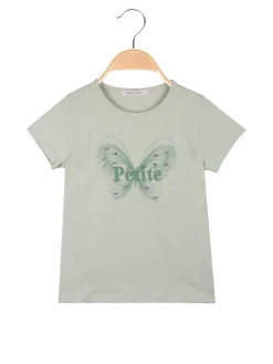 Hope Star T-shirt da bambina in cotone con strass
