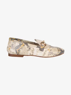 Hosis Mocassini donna in pelle animalier