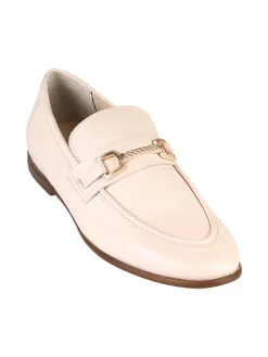 Hosis Mocassini donna in pelle con dettaglio