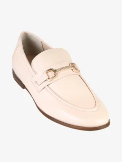 Hosis Mocassini donna in pelle con dettaglio