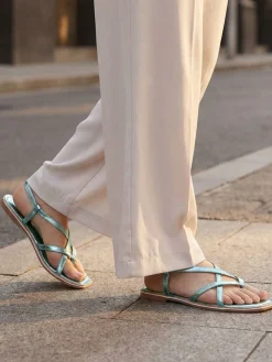 Hosis Sandali infradito donna in pelle