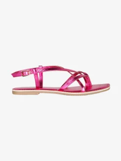Hosis Sandali infradito donna in pelle