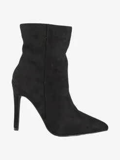 Ideal Shoes Tronchetti scamosciati donna con tacco