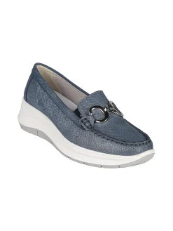 Igi&Co Mocassini donna in pelle con zeppa