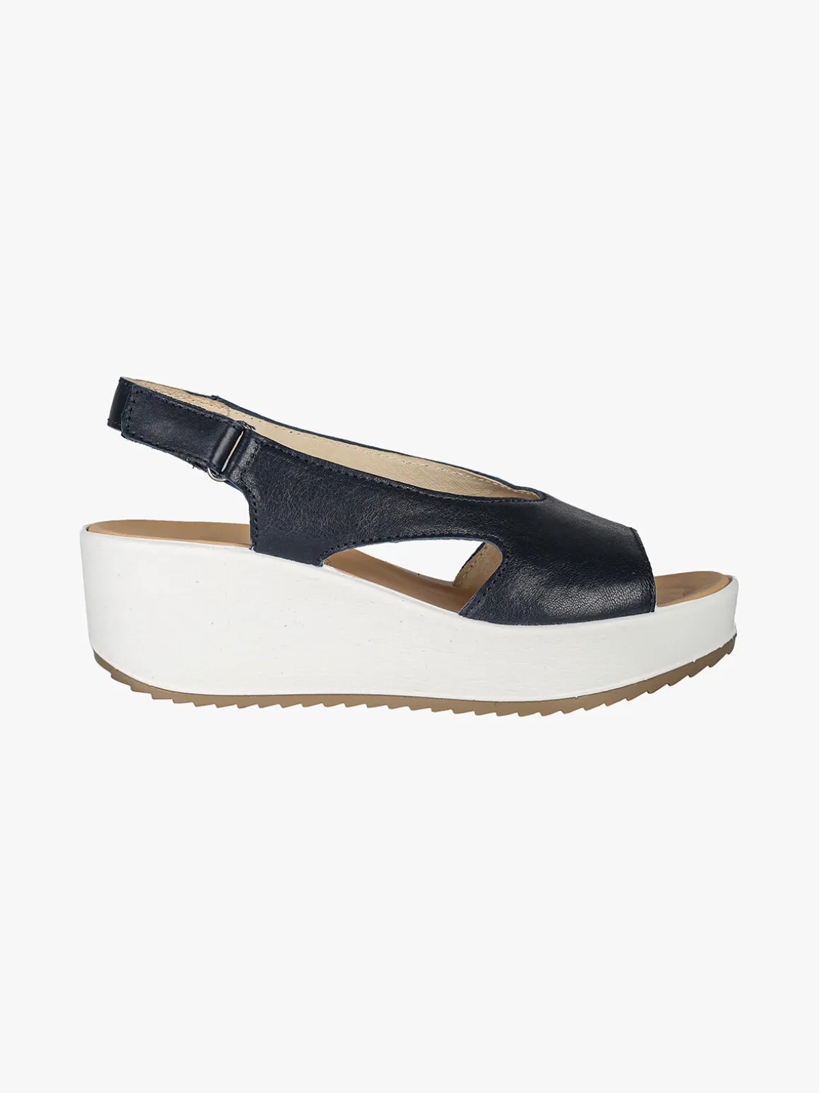 Igi&Co Sandali donna in pelle con zeppa platform