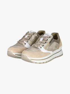 Igi&Co Sneakers casual in pelle da donna con zip e lacci