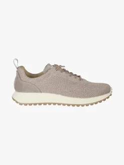 Igi&Co Sneakers da uomo in maglia con plantare in pelle e lacci elastici - fango