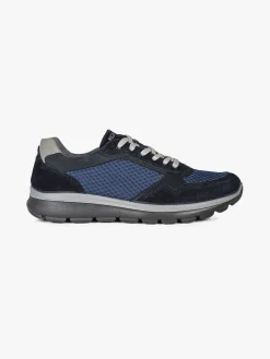 Igi&Co Sneakers da uomo in pelle scamosciata e mesh