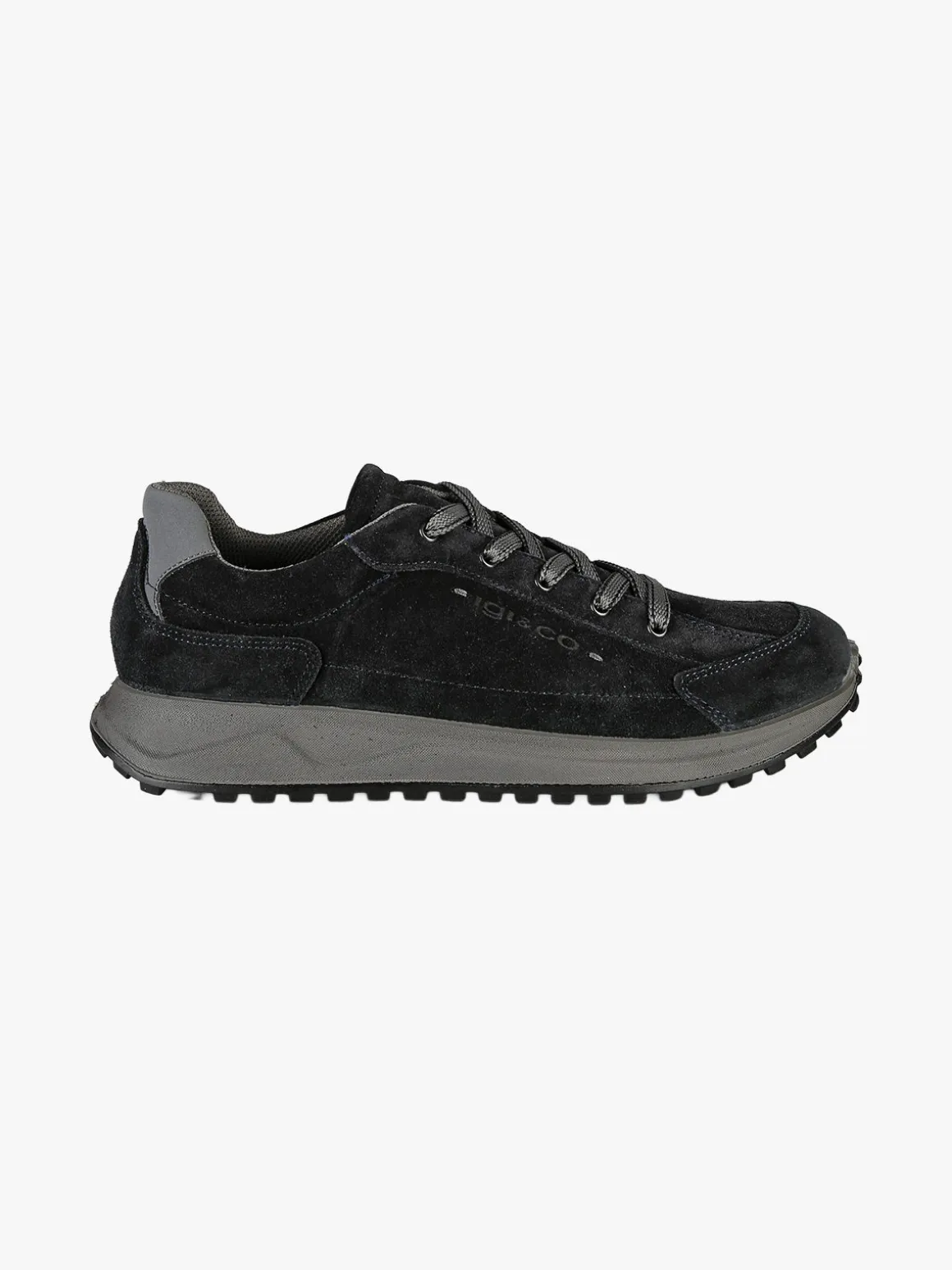 Igi&Co Sneakers da uomo in pelle scamosciata - blu scuro