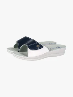 Inblu Ciabatta da donna con strappo - blu scuro