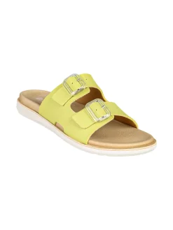 Inblu DUAL DENSITY Ciabatte donna con doppia fibbia - mela