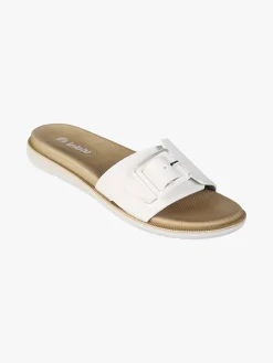 Inblu DUAL DENSITY Ciabatte donna con fibbia - bianco
