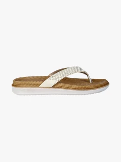 Inblu DUAL DENSITY Infradito donna con strass - bianco