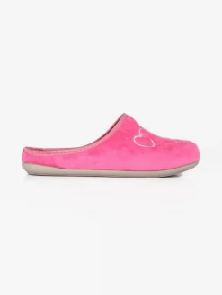 Inblu Pantofole da donna in tessuto scamosciato