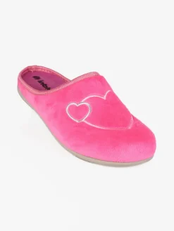 Inblu Pantofole da donna in tessuto scamosciato