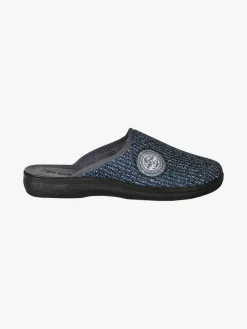 Inblu Pantofole da uomo invernali scamosciate - grigio scuro