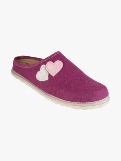 Inblu Pantofole donna cuori in feltro