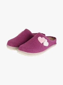 Inblu Pantofole donna cuori in feltro
