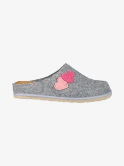 Inblu Pantofole donna cuori in feltro