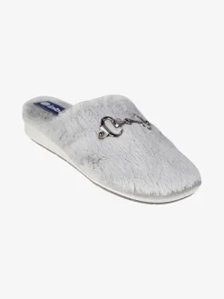 Inblu Pantofole donna in ecopelo con zeppa
