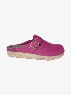 Inblu Pantofole donna in feltro con fibbia