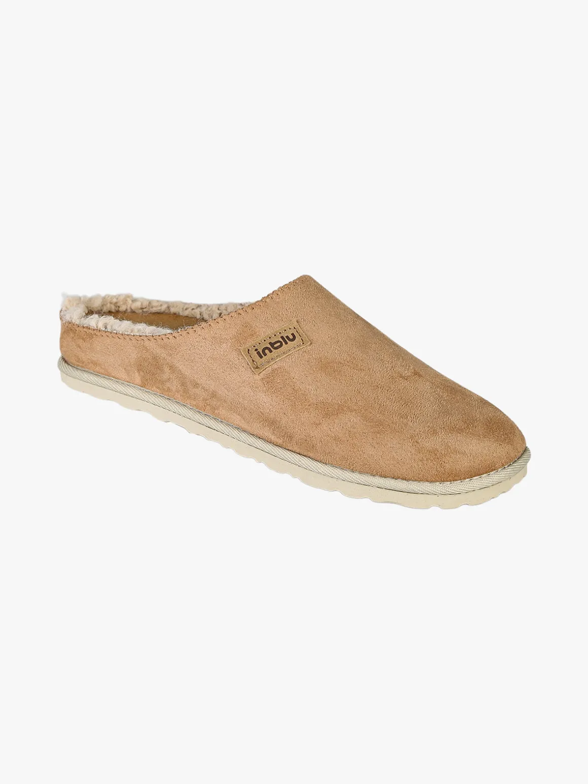 Inblu Pantofole donna invernali scamosciate - cammello