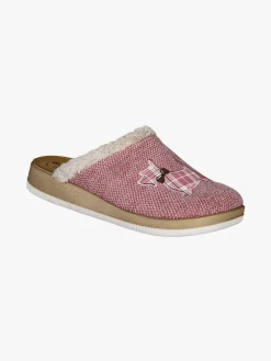 Inblu Pantofole donna invernali con bordo in ecopelliccia - rosa