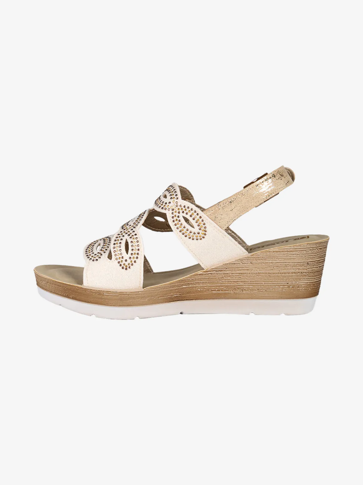 Inblu Sandali da donna con zeppa e strass