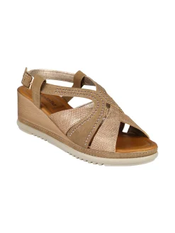 Inblu Sandali da donna con zeppa e borchie