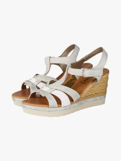 Inblu Sandali da donna con zeppa e cinturino a strappo