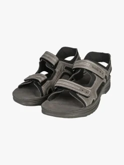 Inblu Sandali uomo con cinturini a strappo - grigio